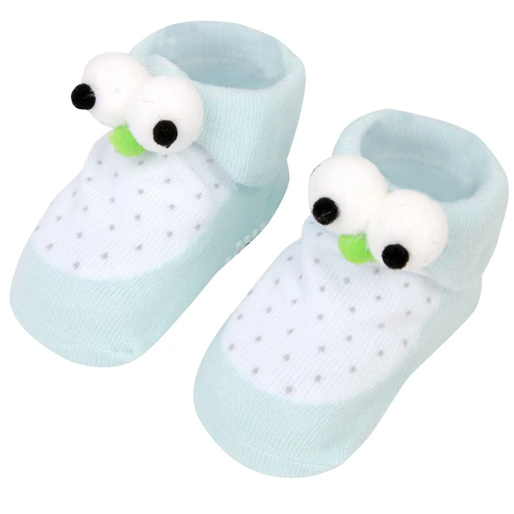 

Baby toddler shoes Baby shoes non-slip Foot Socks Newborn Baby Boys Girls Cartoon EyesBaby Step Shoes Socks