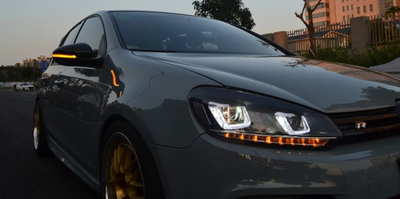 Поворотник для VWGolf 6 Golf MK6 GTI6 Rline Динамический указатель поворота с боковым