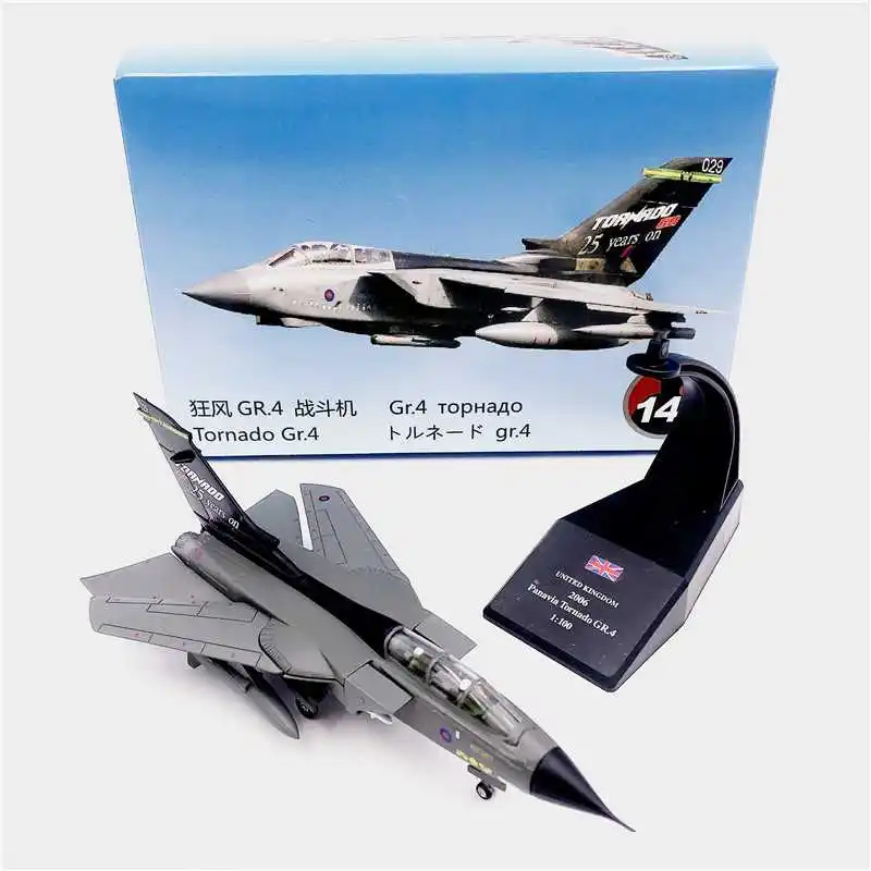 1/100 ВВС tornado GR4 сплав имитационная модель самолета истребителя статического