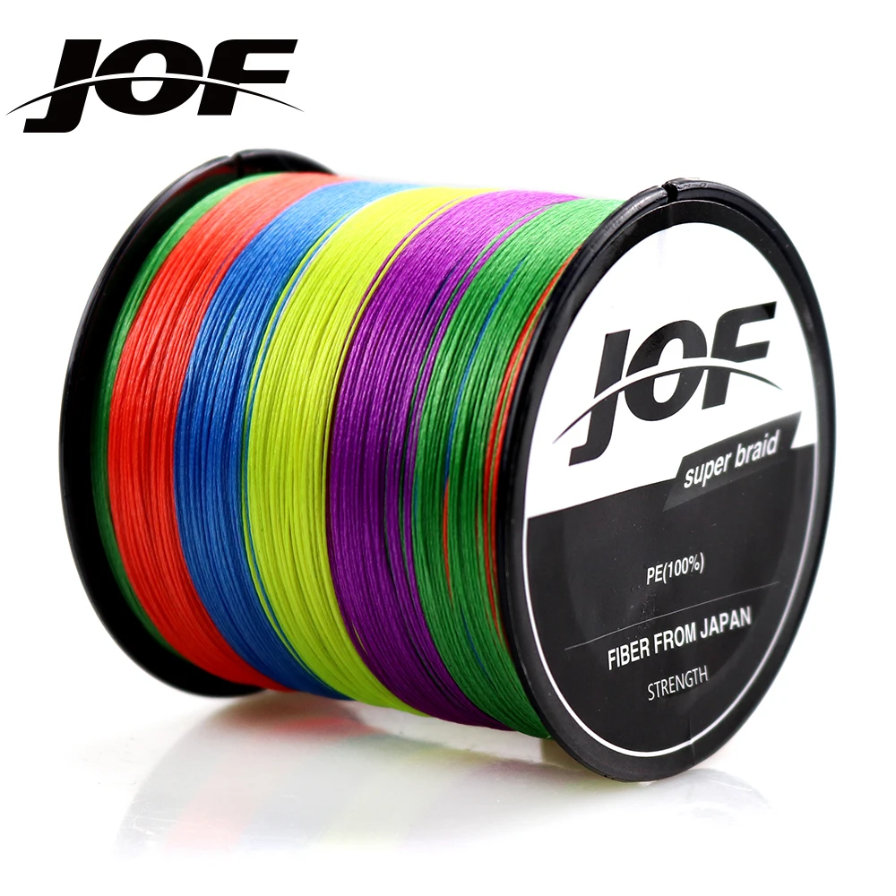 Бренд JOF сверхпрочная плетеная японская многонитевая проволока из 9 нитей 100% ПЭ