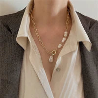 vintage multilayer chain pearl necklace for women gold color chains coin pendant necklaces jewelry 2021 accessories girl gifts