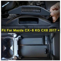 car styling engine air inlet vent protective cover trim stickers plastic for mazda cx 8 kg cx8 2017 2021 black accessories