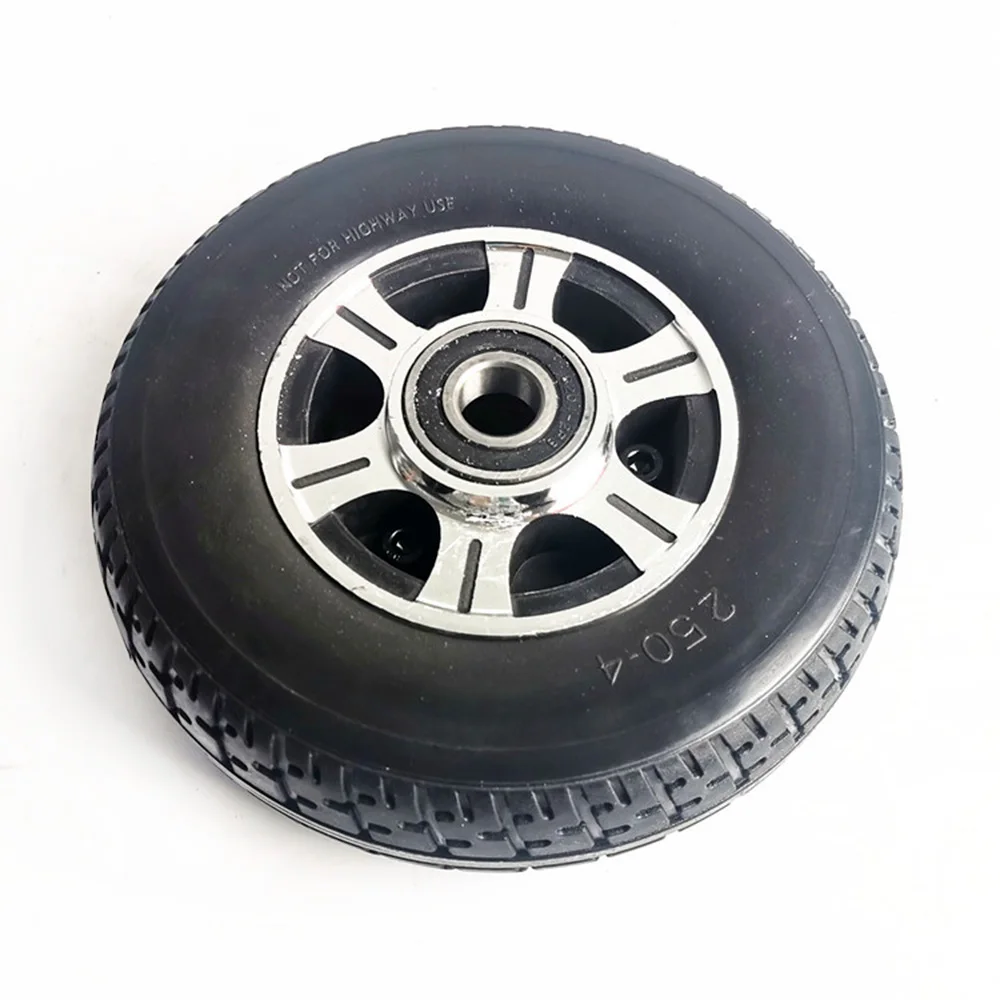 Колесо 2 80/2 50-4 пневматическая шина твердая с ободами из алюминиевого сплава для