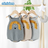 baby bodysuits cute sleeveless newborn knitted onesie body suits tops spring autumn outerwear toddler infant boy girl jumpsuits