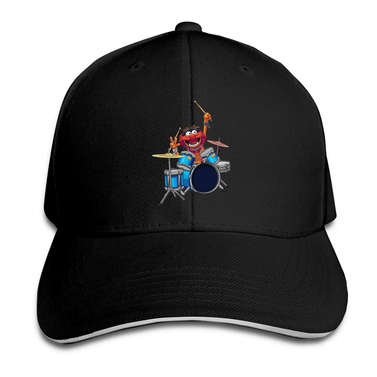 

2020 Women Men Animal Muppets Drummer Baseball Cap Snapback Hat Summer Outdoor Adjustable Hip Hop Hats Casquette