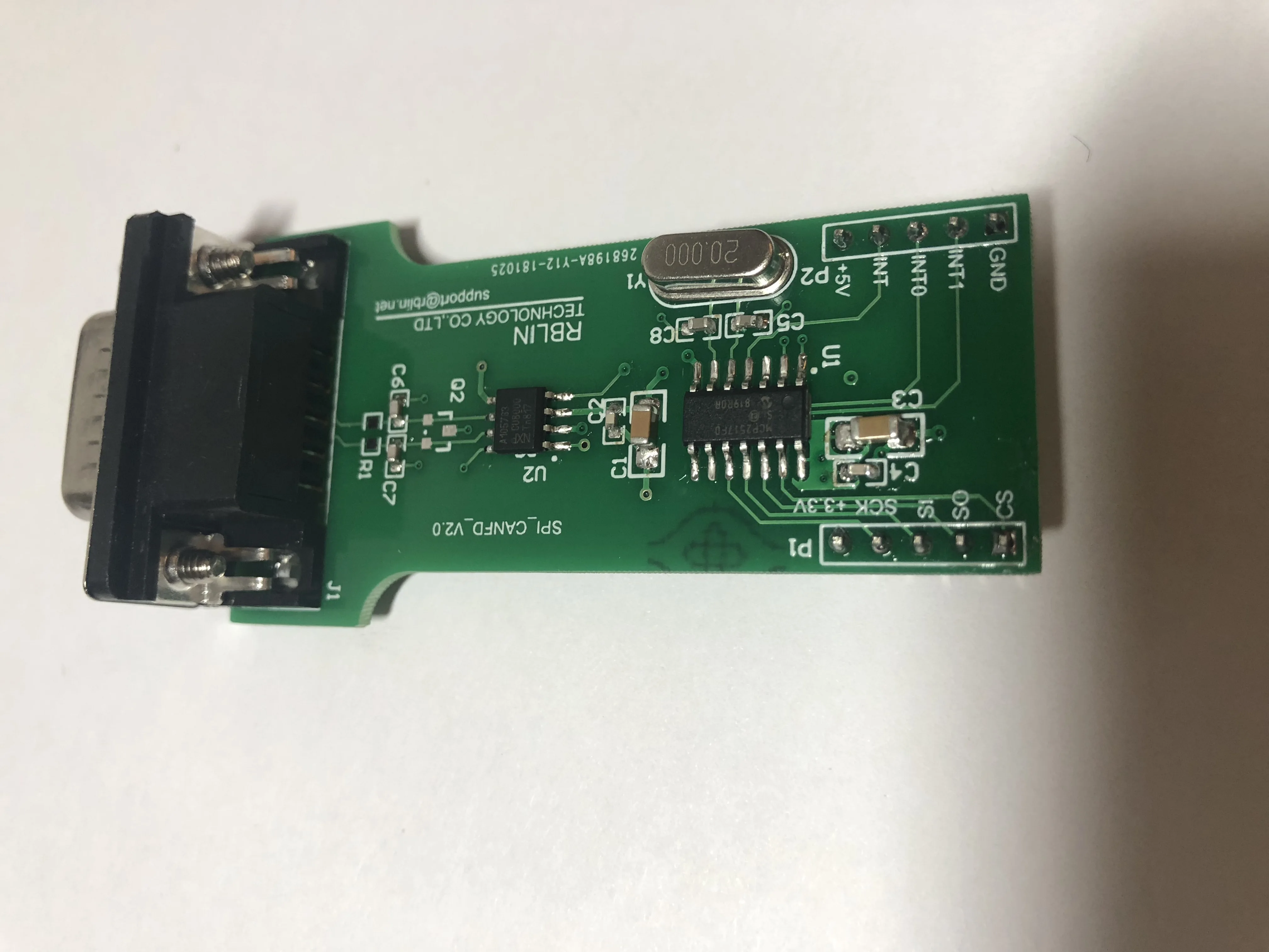CAN FD сетевой модуль SPI интерфейс MCP2517FD CANFD отправка исходного кода | Инструменты