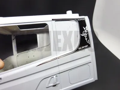 Новая металлическая декоративная наклейка для трактора Scania 1/14 масштаба TAMIYA R470 R620