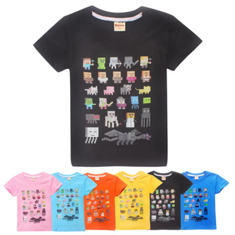 2019 Boys T-shirts 3D Cartoon Fashion New Girls Kids Clothes Summer Baby Boy Casual Cotton Children Tops Tee |