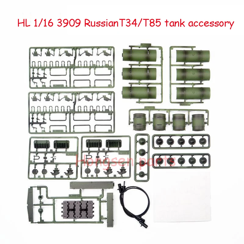 Heng Long 1/16 Радиоуправляемый Танк 3909 Российская модель/85 запасные части пластиковая