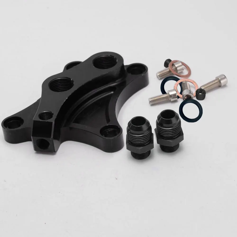 Адаптер масляного блока для Nissan SR20DET S13 S14 S15 SR20DET|oil sandwich adapter|oil blockoil |