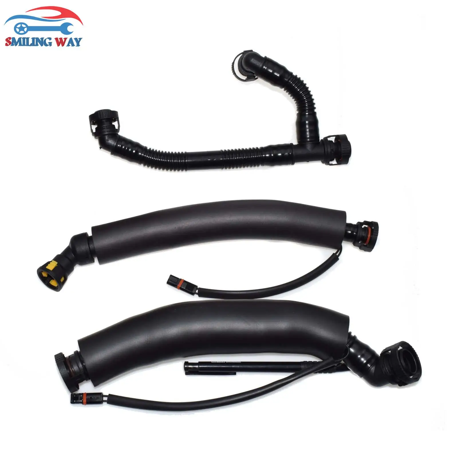 Комплект дыхательных шлангов для BMW 323i 325i 330i 525i 530i Z4 2006 2007 3 шт. 11157522931|Коленвалы и