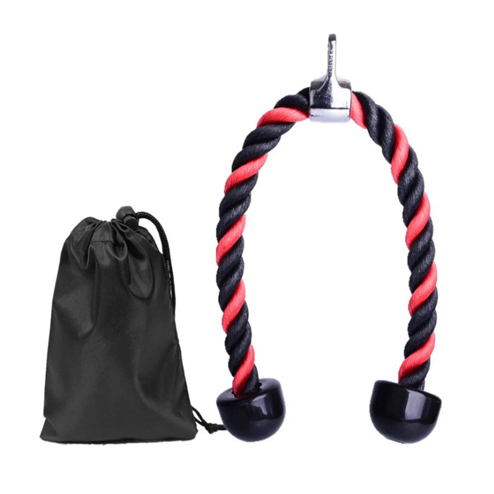 

Tricep Rope Pull Down Colorful Nylon Triceps Rope Twisted Pull Down Rope for Arm Strength Training Combinations