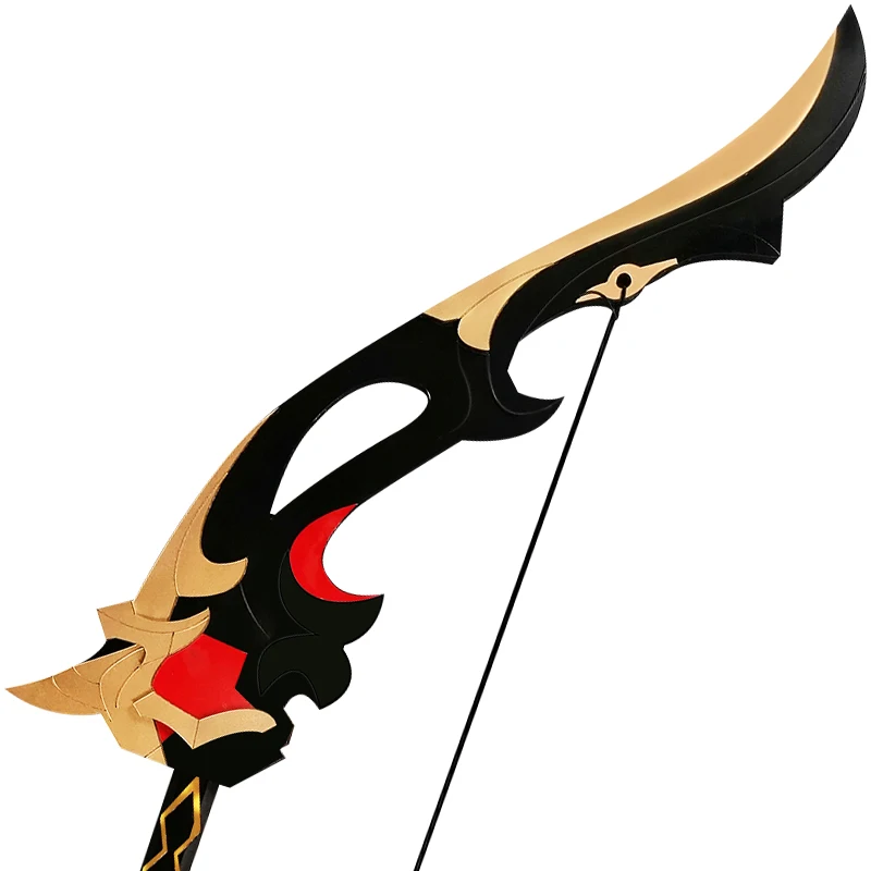 Game Genshin Impact Weapon bow and arrow cosplay props Fischl Xiao Hand-held weapon accessories | Тематическая одежда и