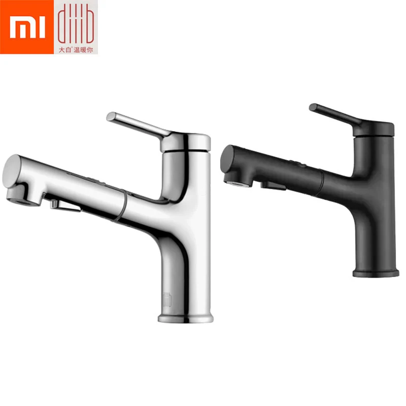 

Xiaomi Youpin Dabai mouthwash Intelligent control faucet stainless steel bathroom faucet kitchen bathroom Hot and Cold faucet