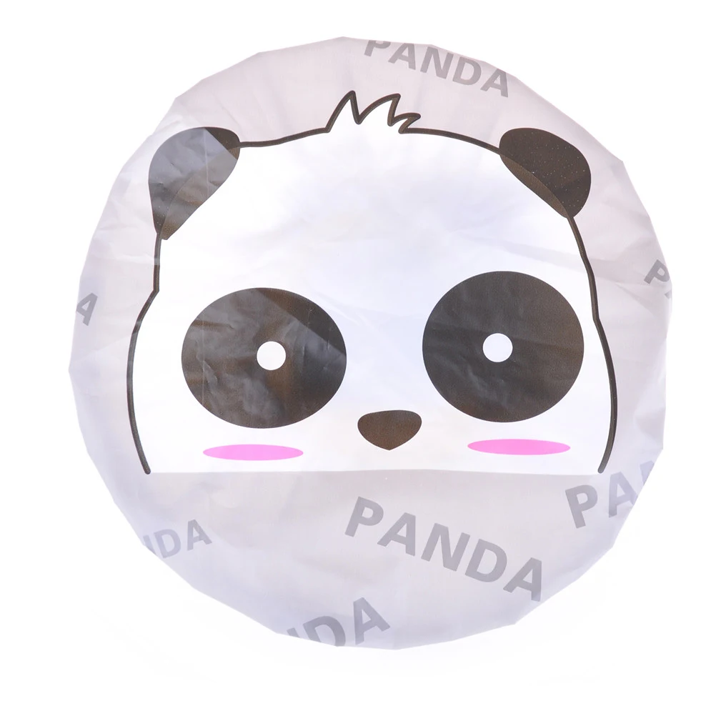 Цельная Милая шапка для душа атласная Водонепроницаемая мультяшная