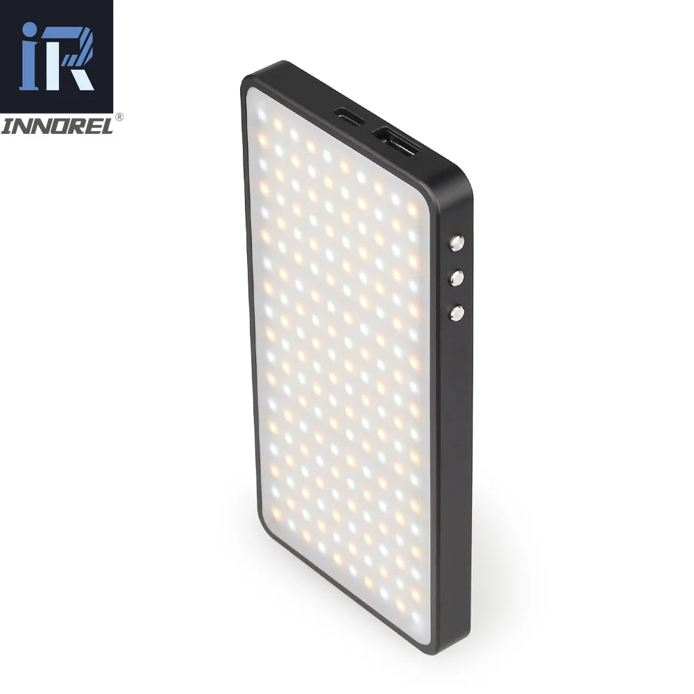 INNOREL RL03 LED Mini Portable ultra-thin photography lights Outdoor travel mobile battery 4500 mAh live video fill light