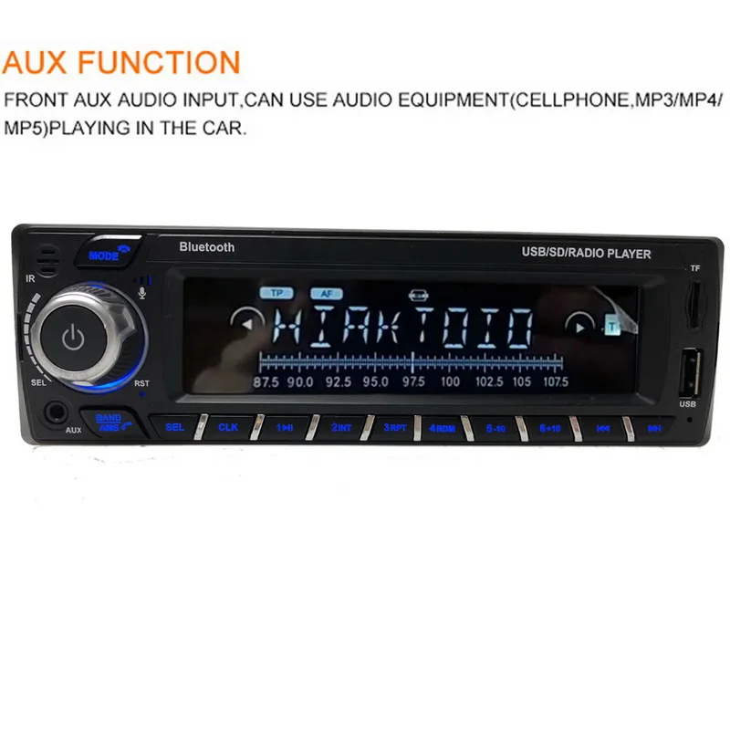 

LCD Screen RDS 1 Din Car Radio DAB+ Car Bluetooth Card Machine Digital Audio Broadcast MP3/WMA Hands-Free FM USB SD 2018 New