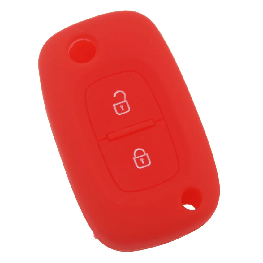 1 шт. 2 кнопки силиконовый откидной складной чехол для дистанционного ключа от