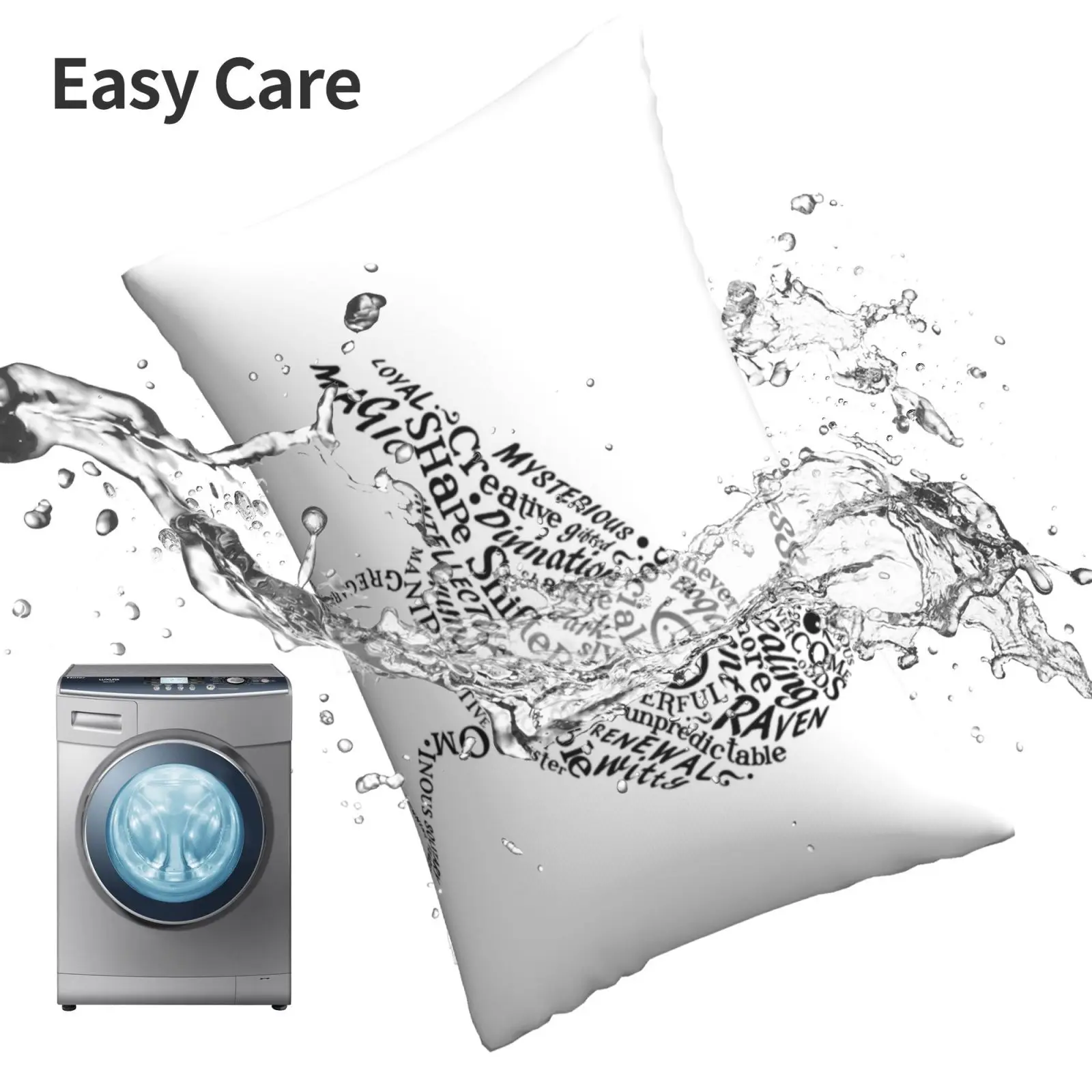 Подушка в виде животного Raven Spirit планшетофон 20x30 50*75 для дивана спальни слава еды