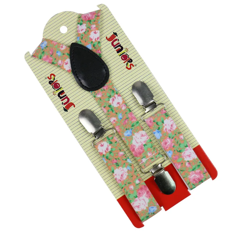 Высококачественные детские подтяжки с принтом фламинго эластичные регулируемые