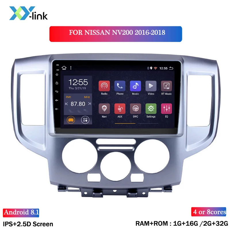 Автомобильный сенсорный экран Android 8 1 GPS навигация для Nissan NV200 2011 2018 аксессуары