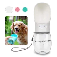 350ml550ml portable pet dog water bottle travel dog bowl cups dogs cats feeder water outdoor for puppy cat pets products
