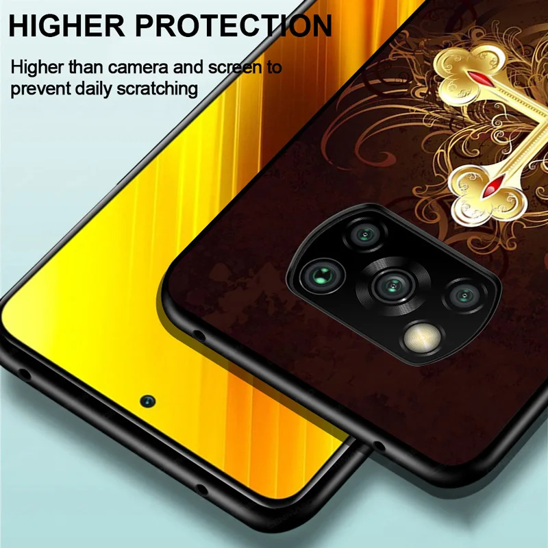 

Christian Jesus Cross For Xiaomi Poco C3 M3 M2 X3 NFC X2 F2 Pro F1 Mi Play Mix 3 A2 Lite A1 6 5 Phone Case