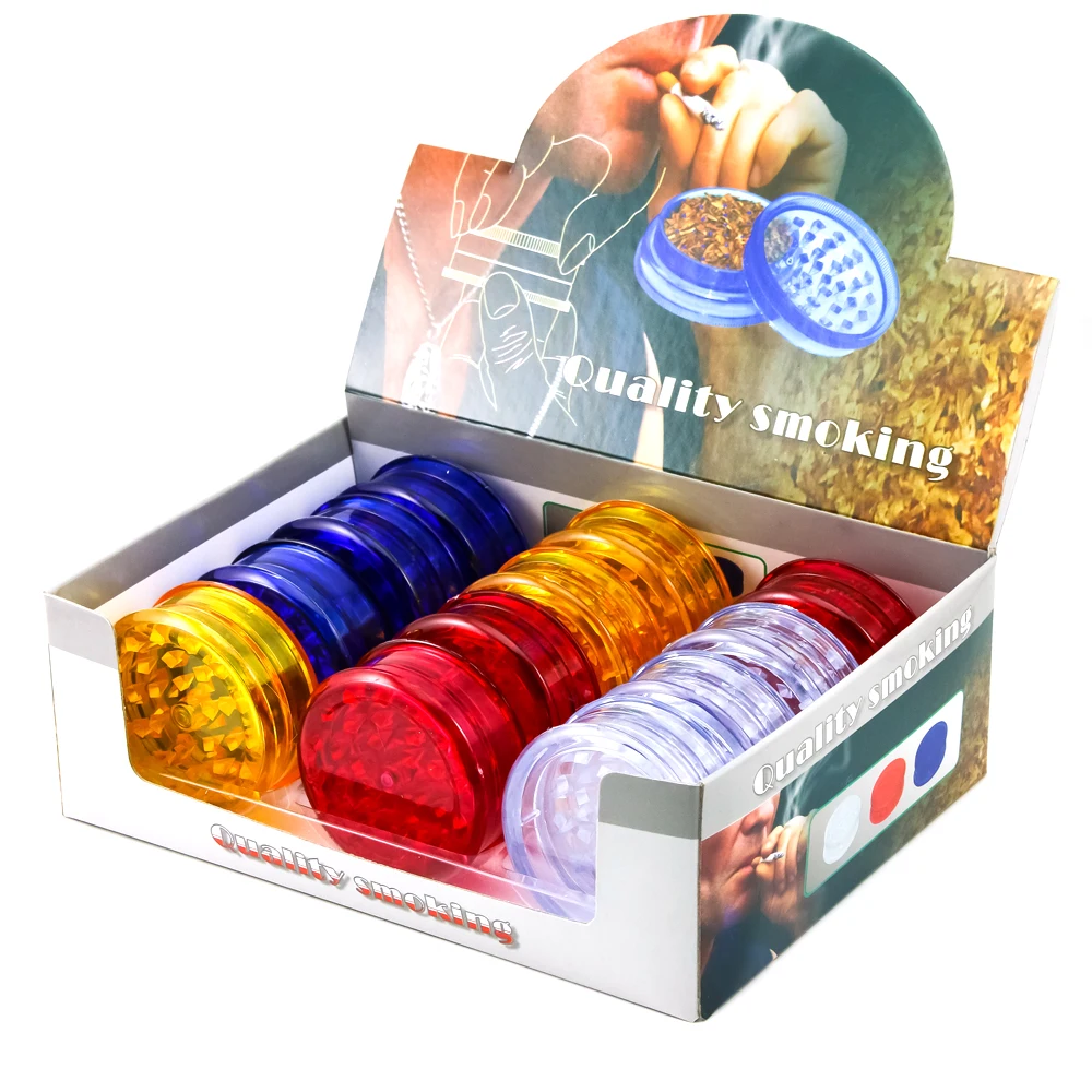 Портативный 3-Х слойный измельчитель для табака и курения диаметром 60 мм | Дом сад