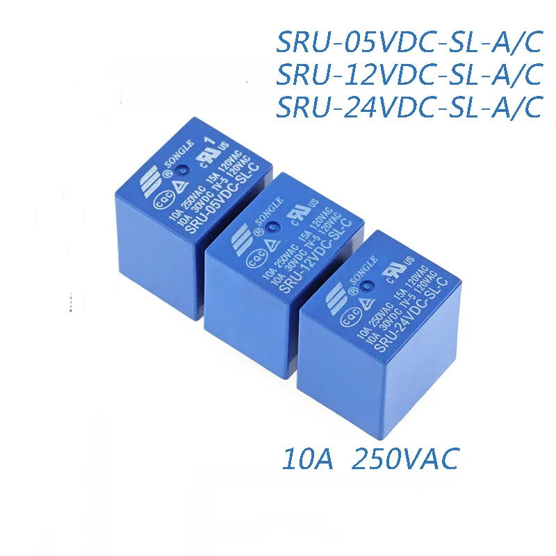 5 шт. реле Φ 05 12 24 V реле 5PIN Φ 12V 24 V Φ 4-контактное реле