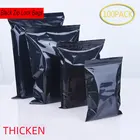 100 шт., непрозрачные полиэтиленовые пакеты на молнии