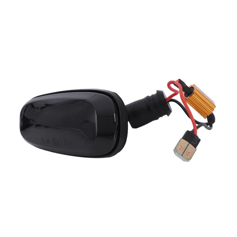 1 комплект желтый светодиодный светильник с динамическим поворотом 12 В боковой