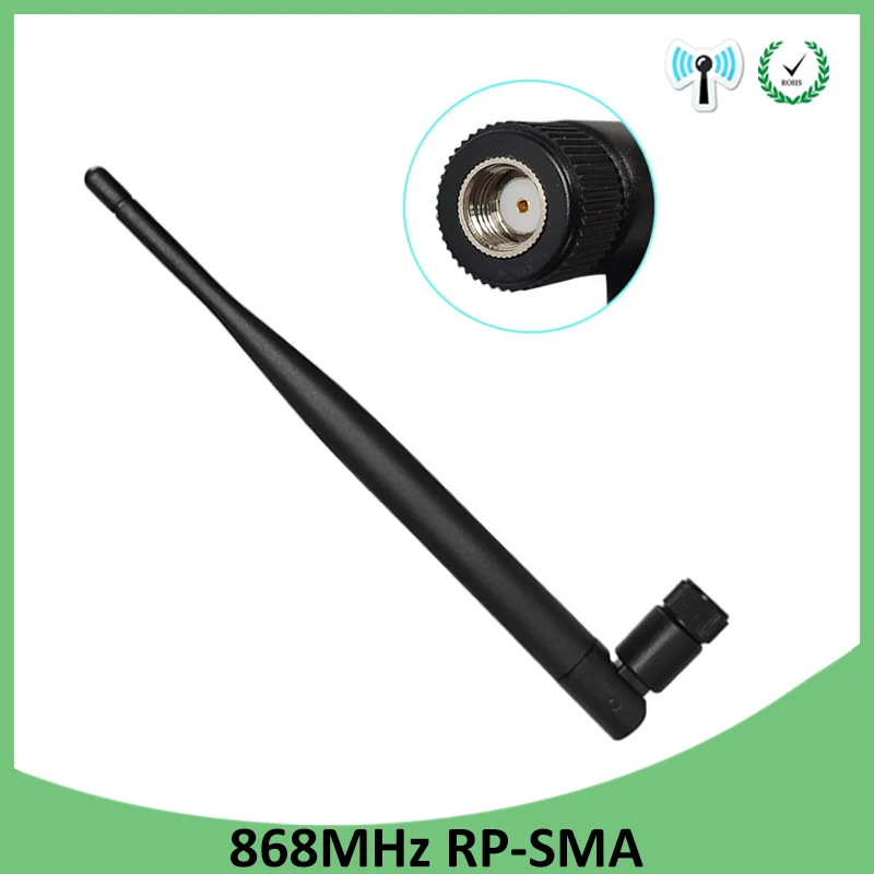 

868MHz 915MHz lora Antenna 5dbi RP-SMA Connector GSM 915 MHz 868 IOT antena outdoor signal repeater antenne waterproof Lorawan