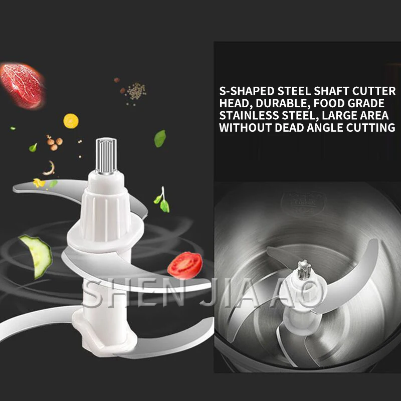 Многофункциональная электрическая мясорубка из нержавеющей стали 6 л | Бытовая