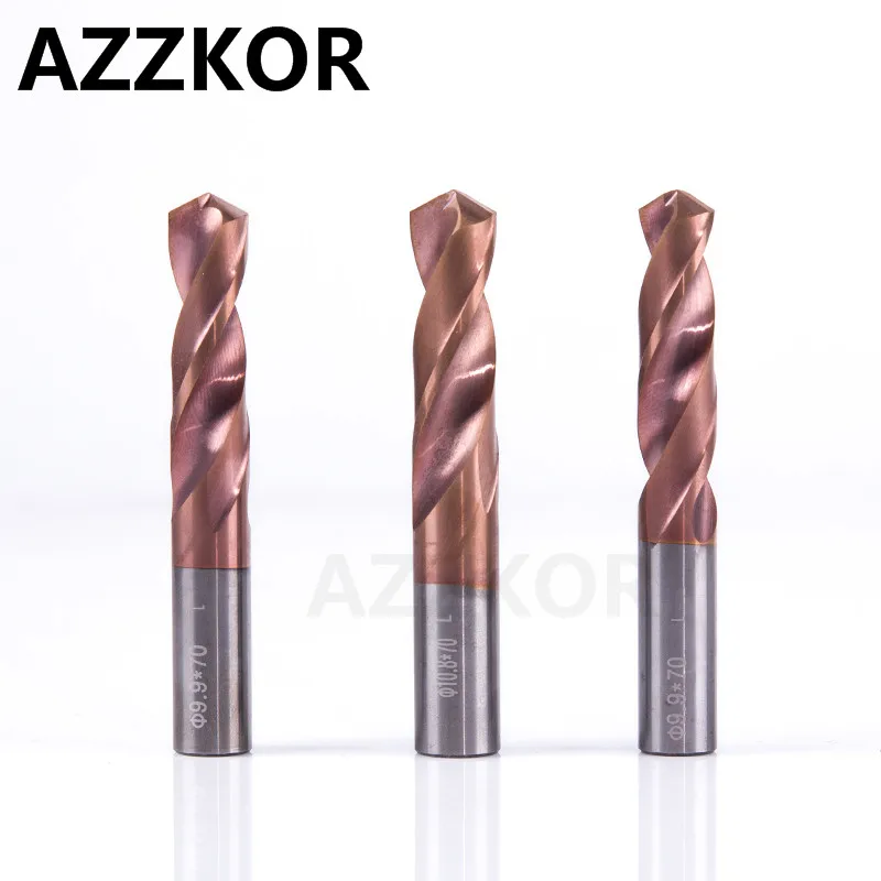 Твердосплавное вольфрамовое стальное спиральное сверло супержесткое из
