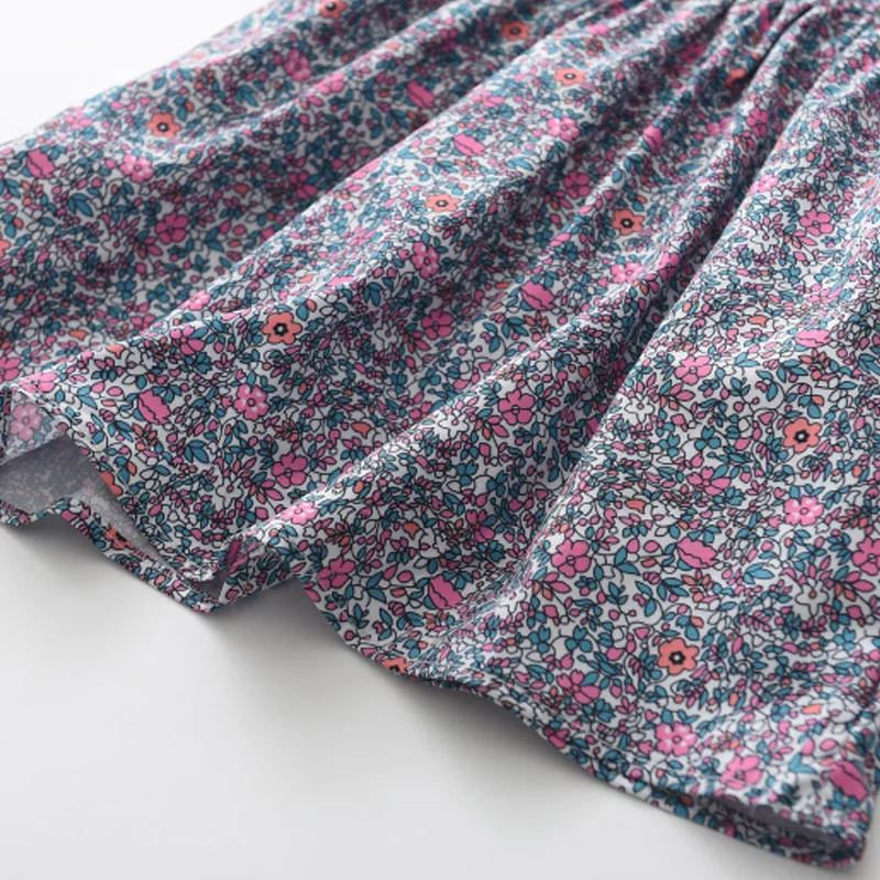 

Keelorn Girls Casual Dresses 2021 New Summer Kids Floral Clothes Fashion V-neck Children Elegant Princess Vestidos Clothing 3-7Y