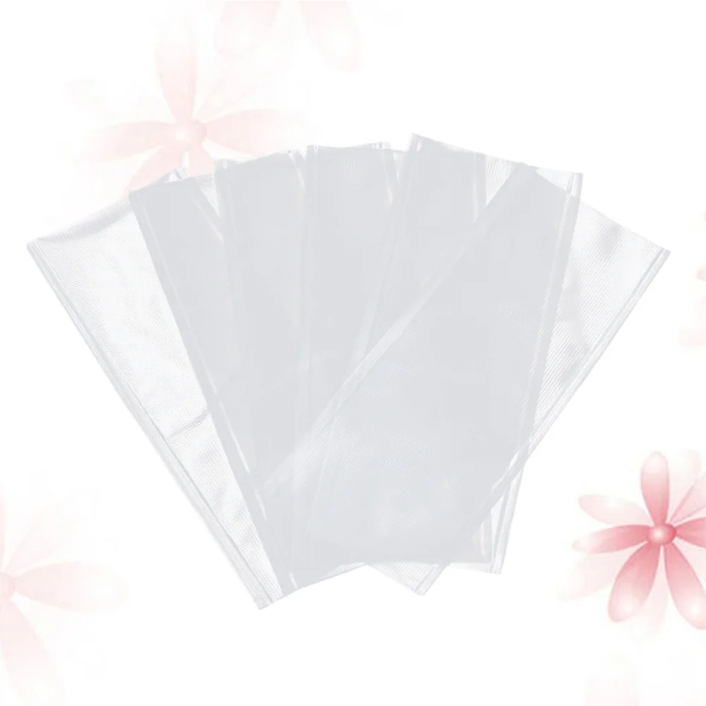 

100pcs PVA Water Soluble Bag Carp Fishing Bag Mesh Bag for Bait 6x12cm