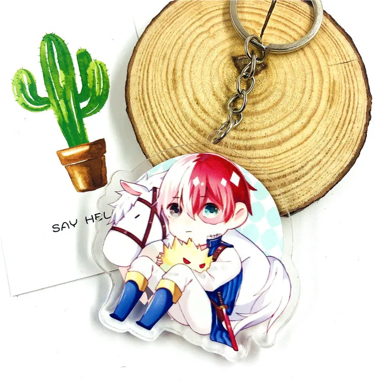 Мой герой academic фигурка игрушка акриловый брелок мидория изуку Bakugou катсуки Todoroki Shoto симпатичный брелок для мальчиков