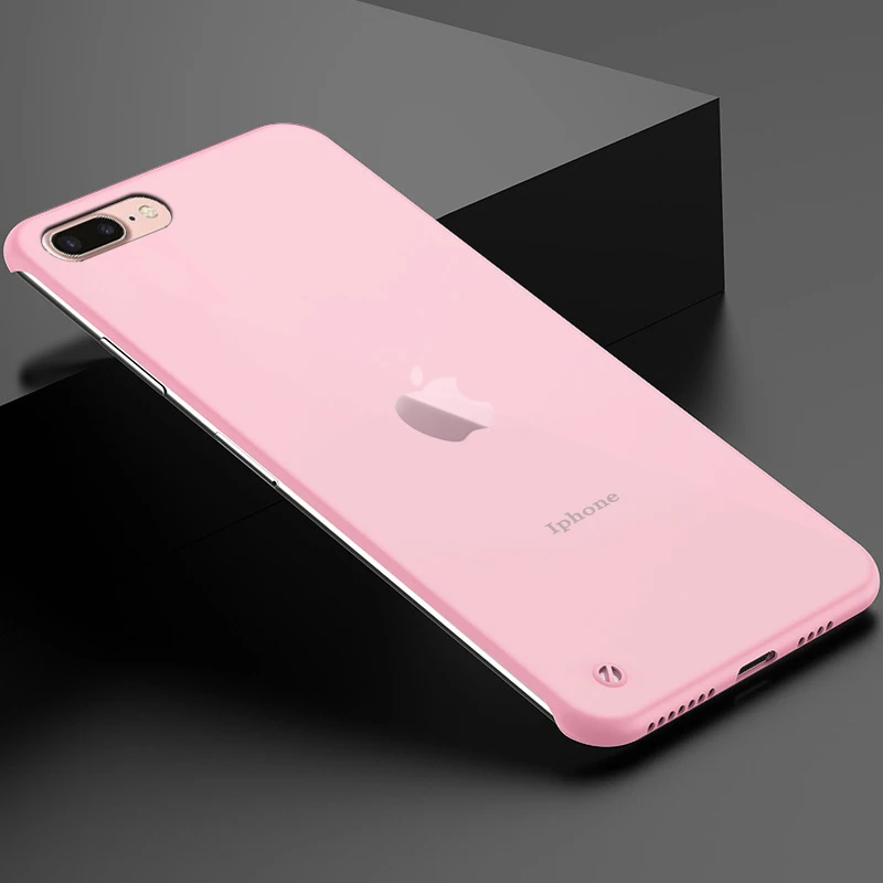 No border I Coque Cover Case For Apple Iphone 7 8 Plus iphone8 iphone7 On Soft Silicone Silicon Matte Transparent Phone Covers |