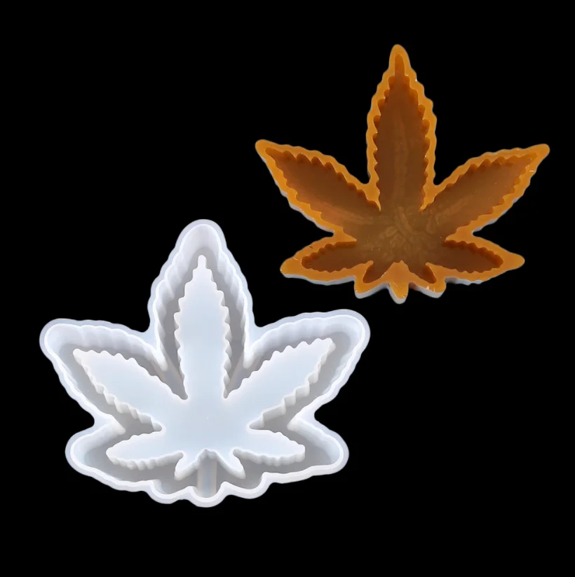 Прозрачная эпоксидная смола силиконовая форма пепельница из кленового листа