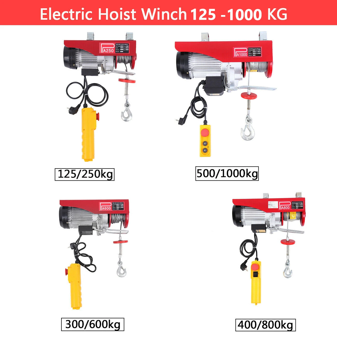 Электрический подъемный кран Samger 125 1000 кг новый портативный подъемник мостовая