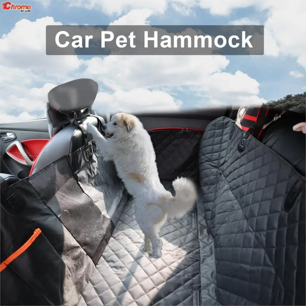 買取 防水インデックス10000車後部座席犬ペットマットハンモックプロテクター黒メッシュウィンドウオックスフォード布ウェアラブルユニバーサルフィット
