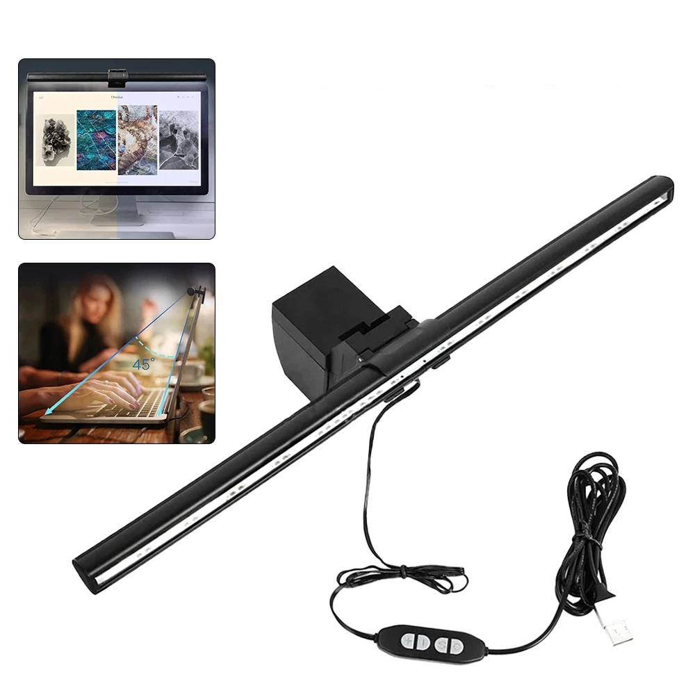 

40cm Display Hanging Lamp Computer Intelligent Office Desk Lamp Reading Screen Lamp Eye Protection Reading Light For LCD Monitor