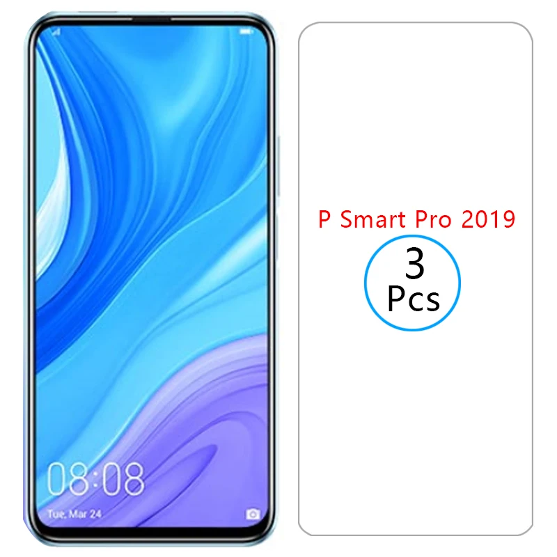 

protective tempered glass for huawei p smart pro 2019 screen protector on psmart psmartpro safety film huawe huawi huwei hawei