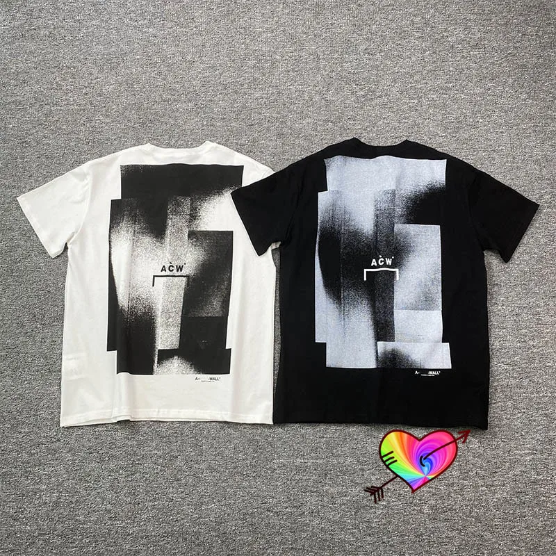 

Back A COLD WALL* Painted T-shirt 2021 Men Women 1:1 High Quality Graffiti Graghic Print A COLD WALL Tee Front Blank ACW Tops