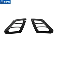 mopai metal exterior front bumper side turn signal light headlight decoration cover for jeep wrangler tj 1997 2006 car styling