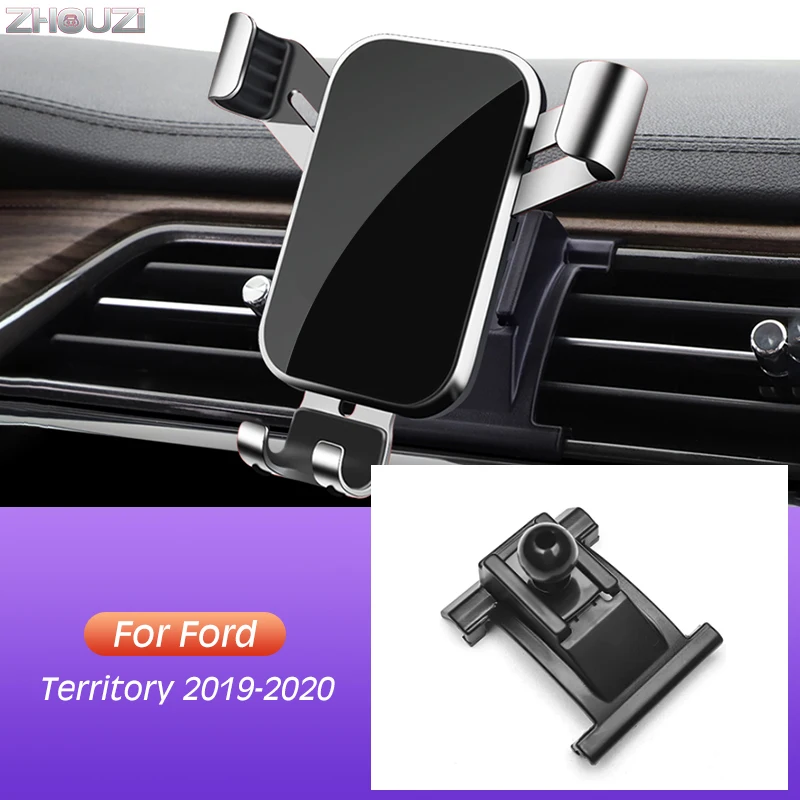 

Car Mobile Phone Holder For Ford Territory 2019 2020 Air Vent Mounts GPS Stand Gravity Navigation Bracket Clip Car Accessories