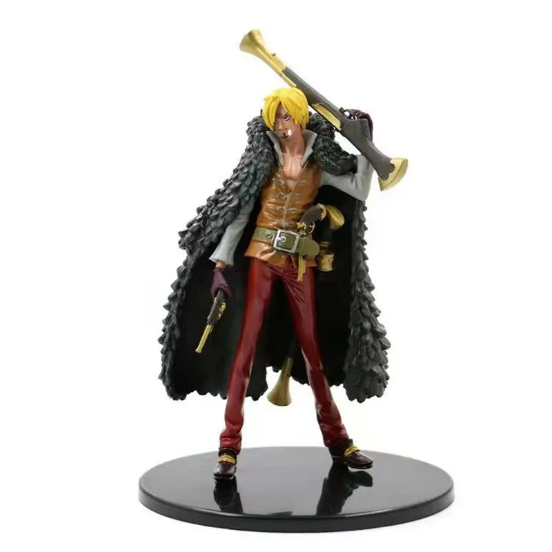 

19cm Anime One Piece Men Vinsmoke Sanji Film Z Vol.3 With Gun PVC action figure model collection Toys