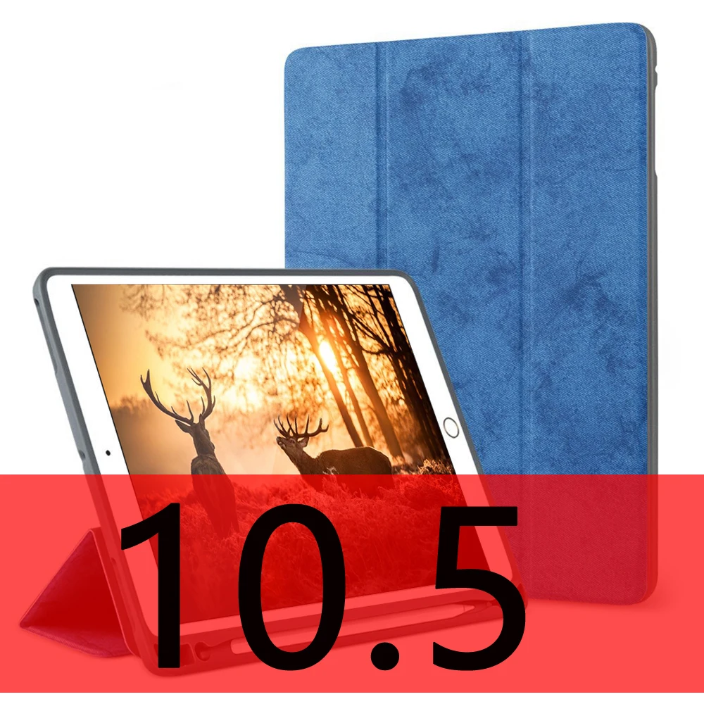 blue 10.5 Для iPad Pro 10,5 чехол с карандашом держатель для iPad Air 3 чехол Funda, GOOJODOQ для iPad 10,2 чехол Pro 10,5 чехол - Цвет: blue 10.5