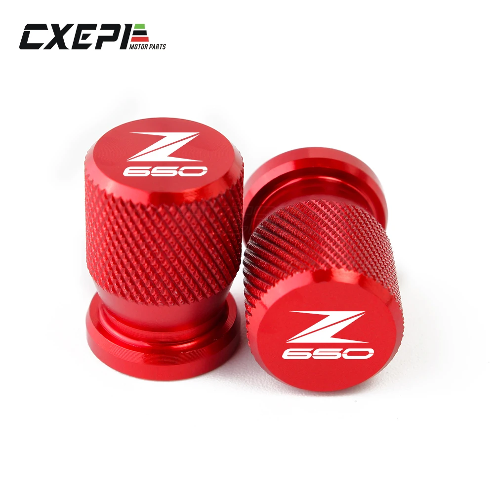 

For KAWASAKI Z650 Z 650 2017 2018 2019 Motorcycle CNC Accessories Wheel Tire Valve Stem Caps Airtight Covers