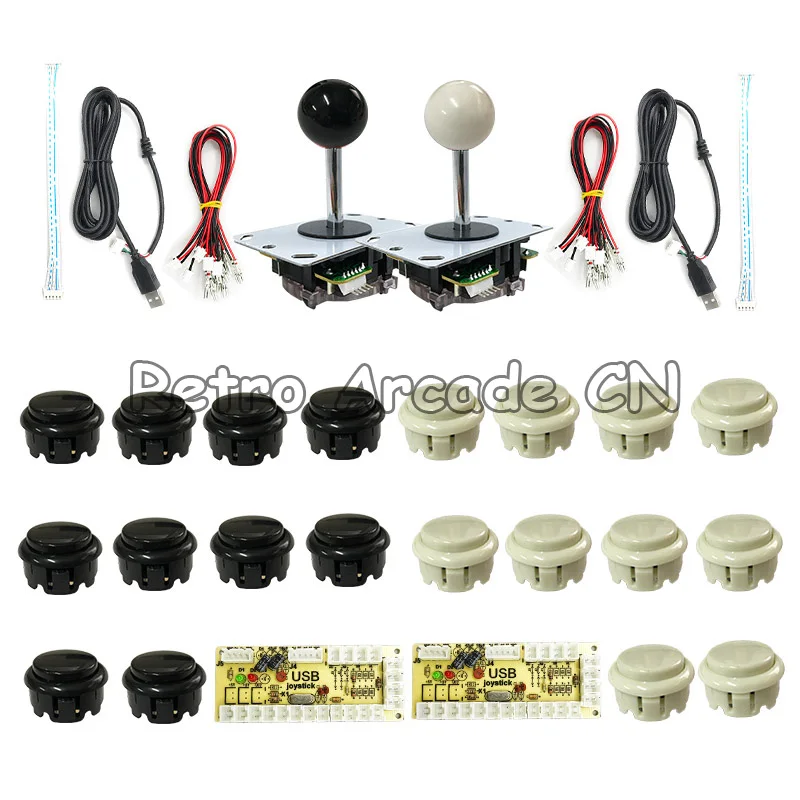 Аркадный джойстик DIY Kit Zero Delay USB контроллер ПК для аркадного джойстика + кнопки